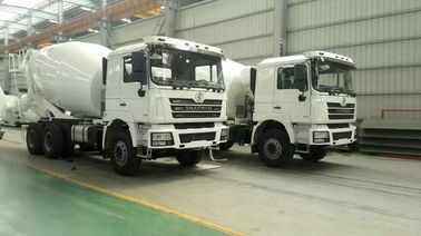 Caminhões usados SHACMAN do misturador concreto dos veículos do objetivo especial do modo da movimentação 6*4