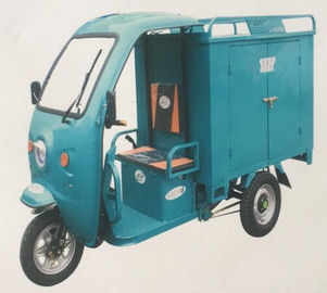 cabine do transporte do triciclo de Tuk Tuk da entrega da motocicleta da roda da capacidade de carga 800KG três