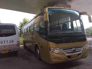 Motor diesel usado ZK6112 de direção esquerdo da parte dianteira do amarelo de 52 ônibus de Yutong dos assentos 2012