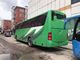 51 assentos portas usadas Yutong da corrediça do verde dois do motor da parte dianteira do ônibus de excursão de 2010 anos