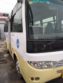 22 milhagem usada Zhongtong do ônibus 18000 dos assentos mini com boa eficácia do combustível
