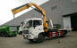 90 km/h de velocidade máxima Dongfeng usaram o guindaste montado caminhão 3-20 toneladas de capacidade de carga
