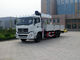 12Ton 6x4 Dongfeng usou o caminhão 12000X2500X3850mm do guindaste com braço Stretchable